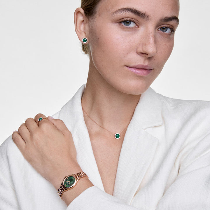 Daniel Wellington Ophelia Mini Emerald Rose Gold Watch