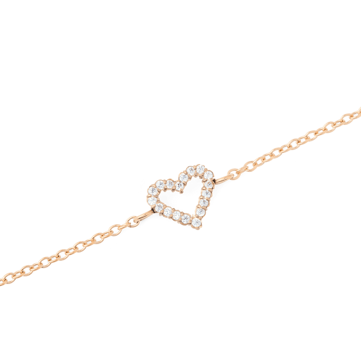 Daniel Wellington Mirelle Heart Bracelet Rose Gold