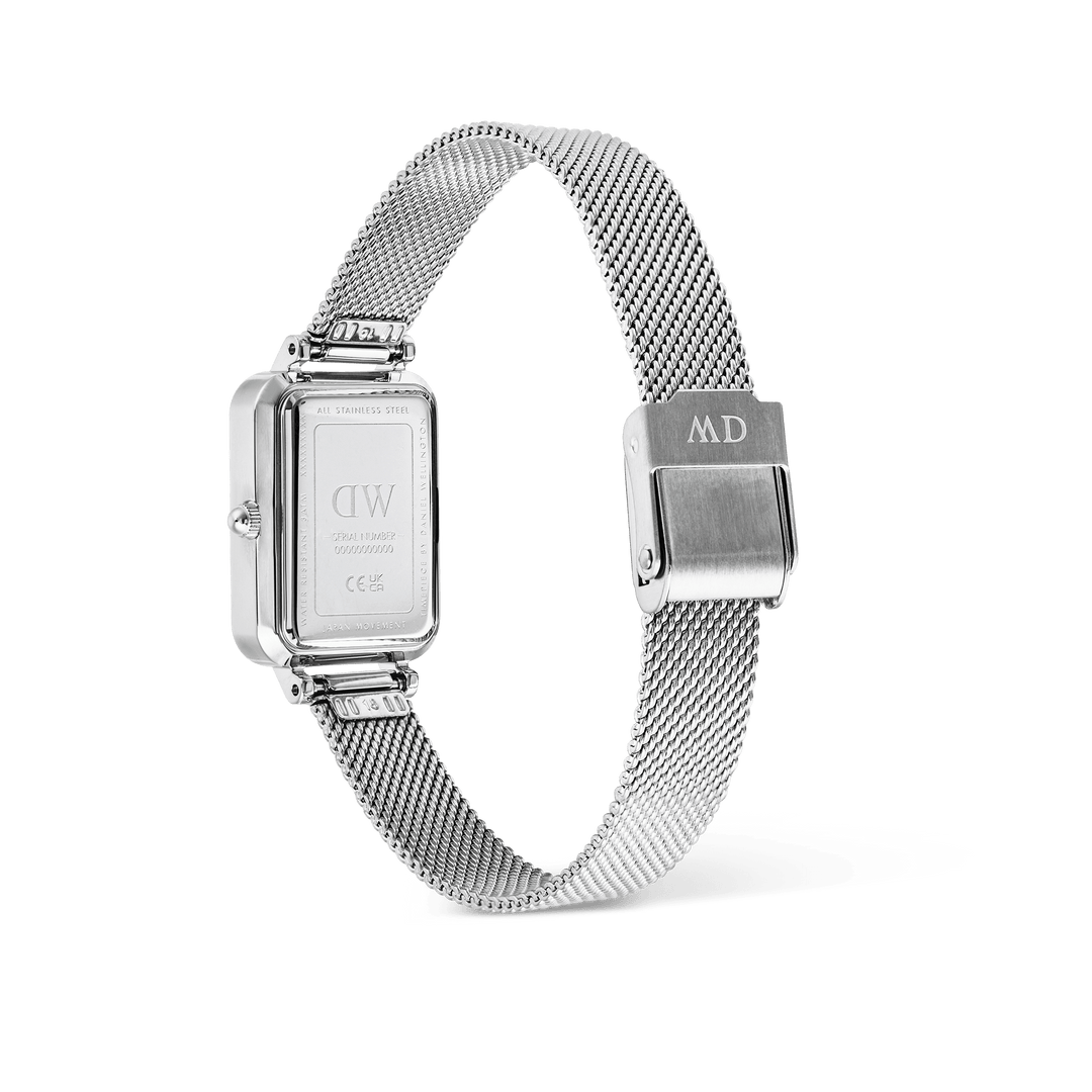 Daniel Wellington Quadro Sterling  Roman Numerals Date