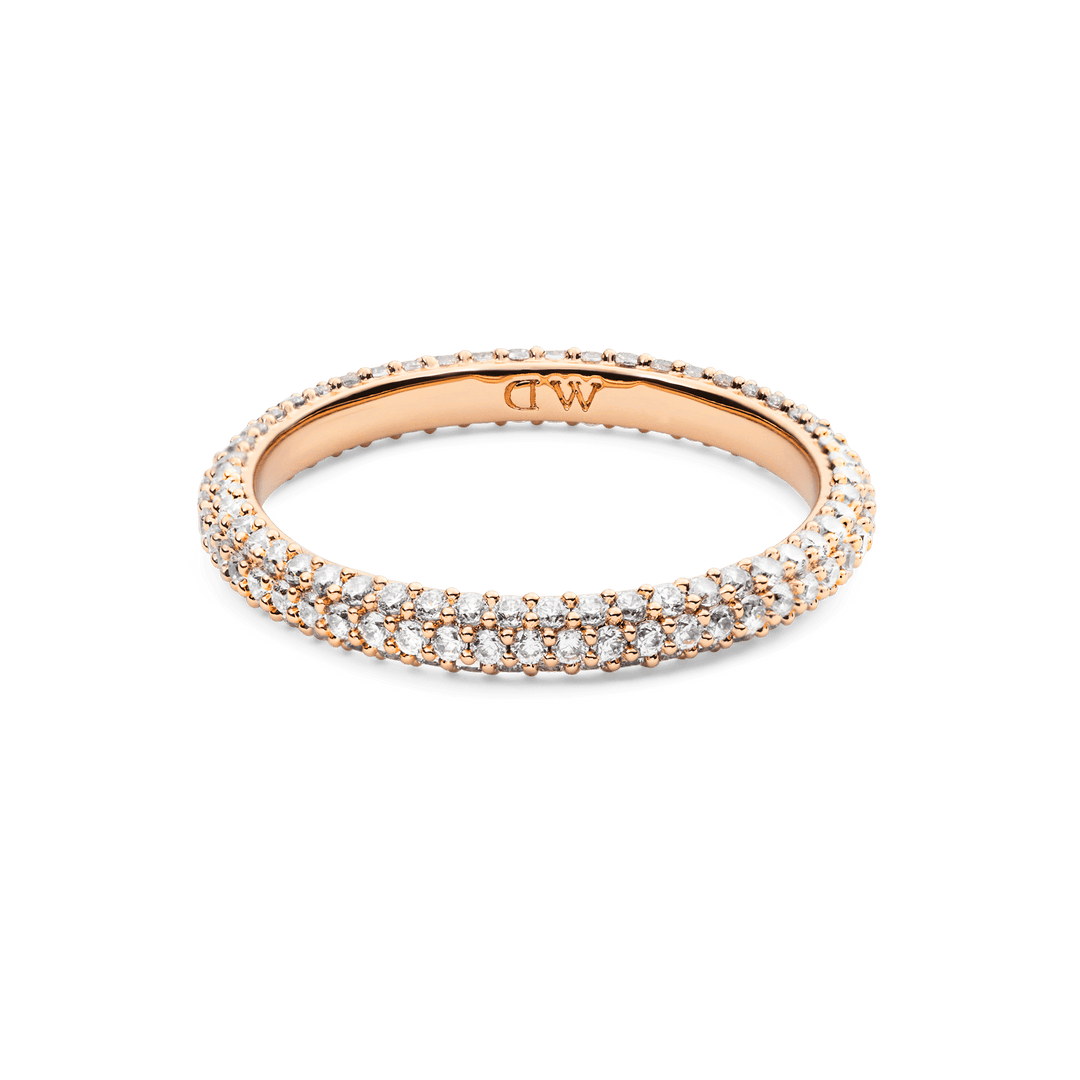 Daniel Wellington Pave Ring Rose Gold 3 mm