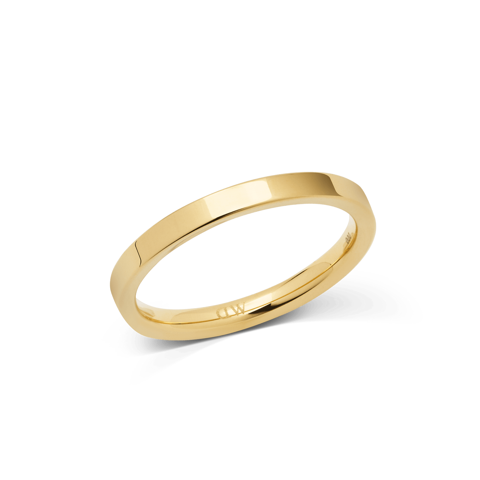 Daniel Wellington Line Ring Polished Gold 2.5mm - B & S Lyncris Jewellers