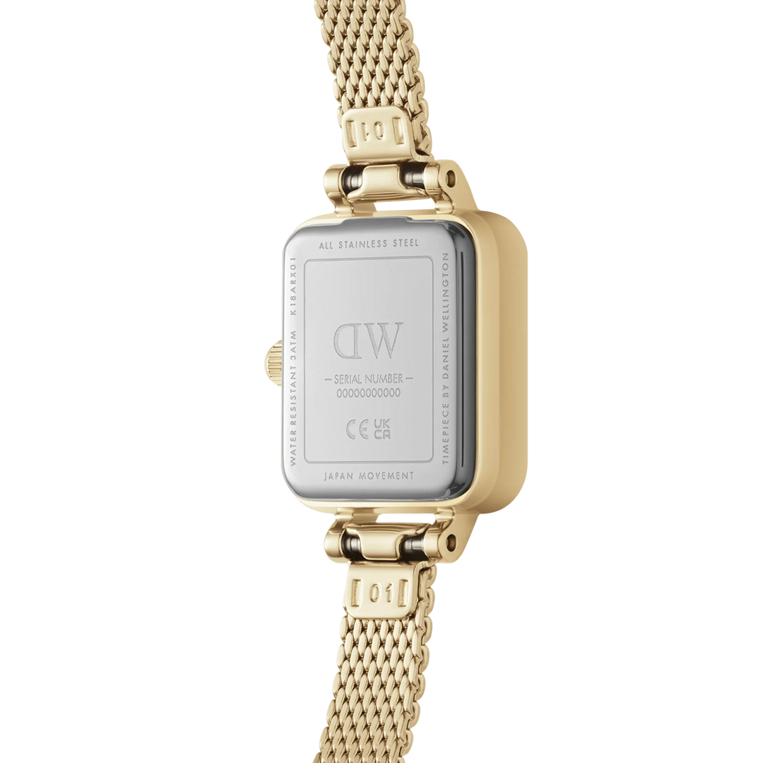 Daniel Wellington Quadro Mini Evergold Champagne Watch