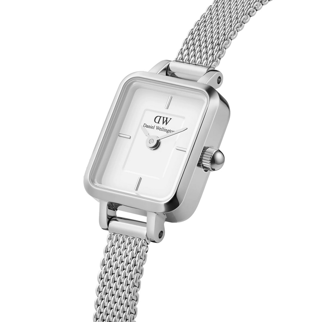 Daniel Wellington Quadro Mini 15x18 Sterling S White Watch