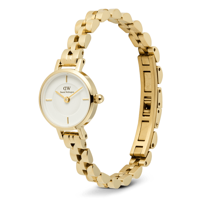 Daniel Wellington Petite Mini Arch 3-link White Gold