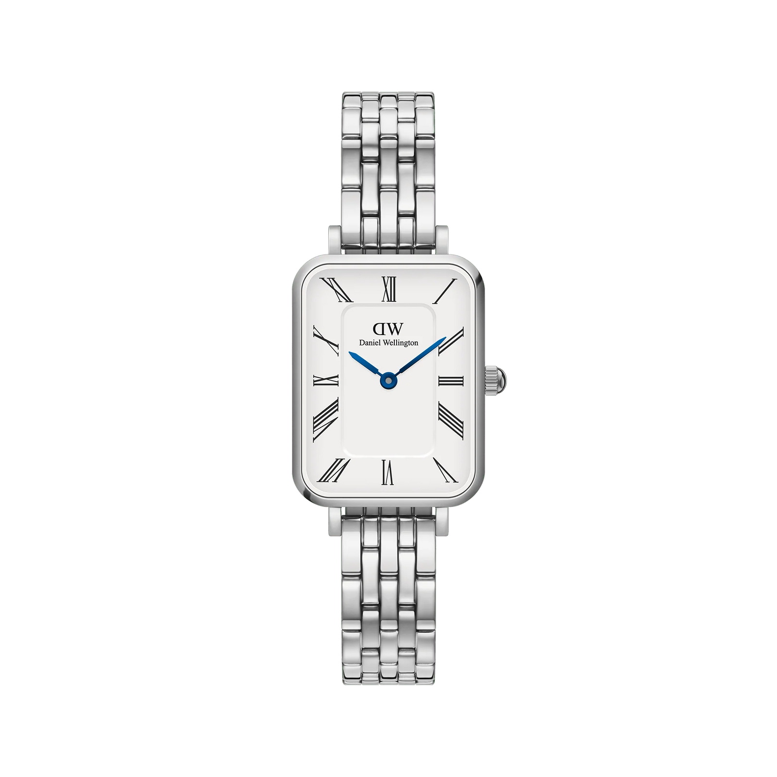 Daniel Wellington Quadro Roman Numerals 20x26 5-Link S White Watch - B & S Lyncris Jewellers