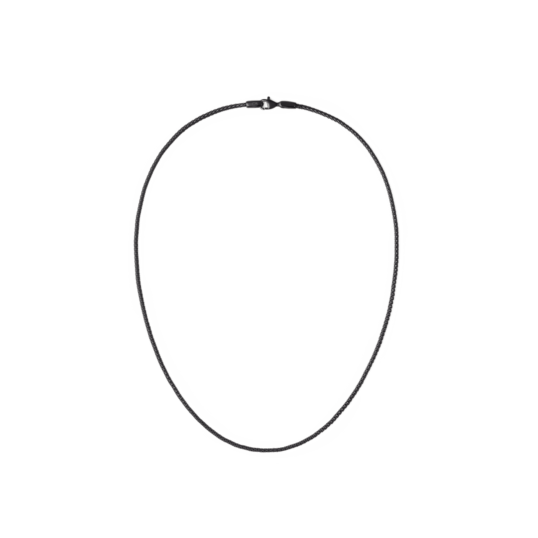 Daniel Wellington Tide Mesh Necklace Black 1.8