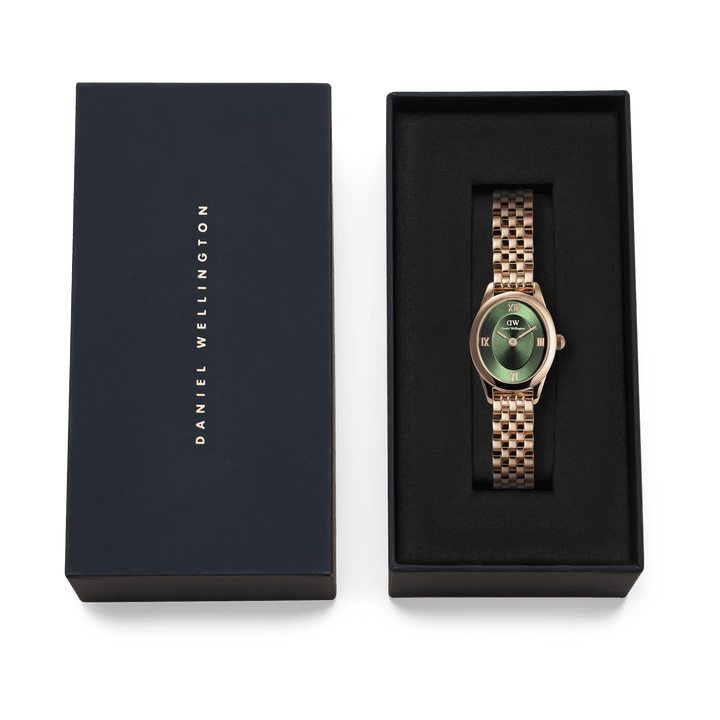 Daniel Wellington Ophelia Mini Emerald Rose Gold Watch