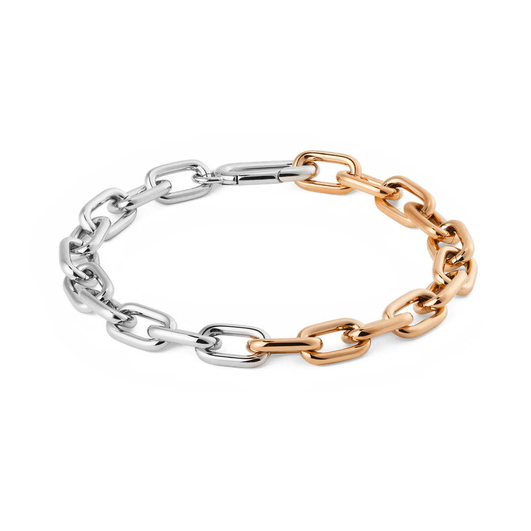Daniel Wellington Contrast Link Bracelet Two Tone Rose Gold - B &amp; S Lyncris Jewellers