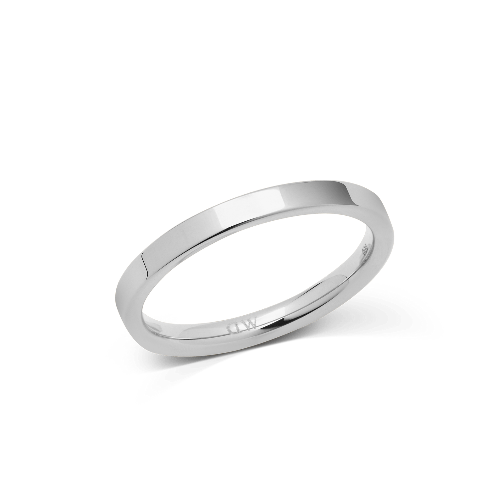 Daniel Wellington Line Ring Polished Silver 2.5mm - B & S Lyncris Jewellers
