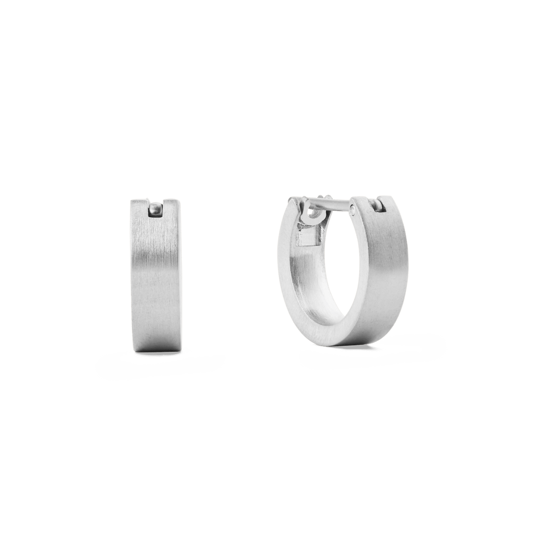 Daniel Wellington Line Earring Brushed Silver 3.5mm
