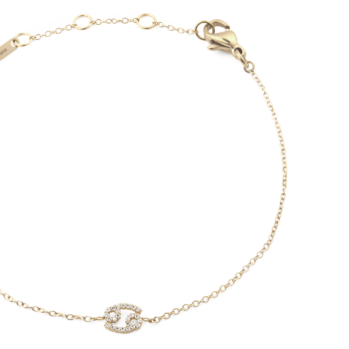 Daniel Wellington Crystal Zodiac Chain Bracelet Gold