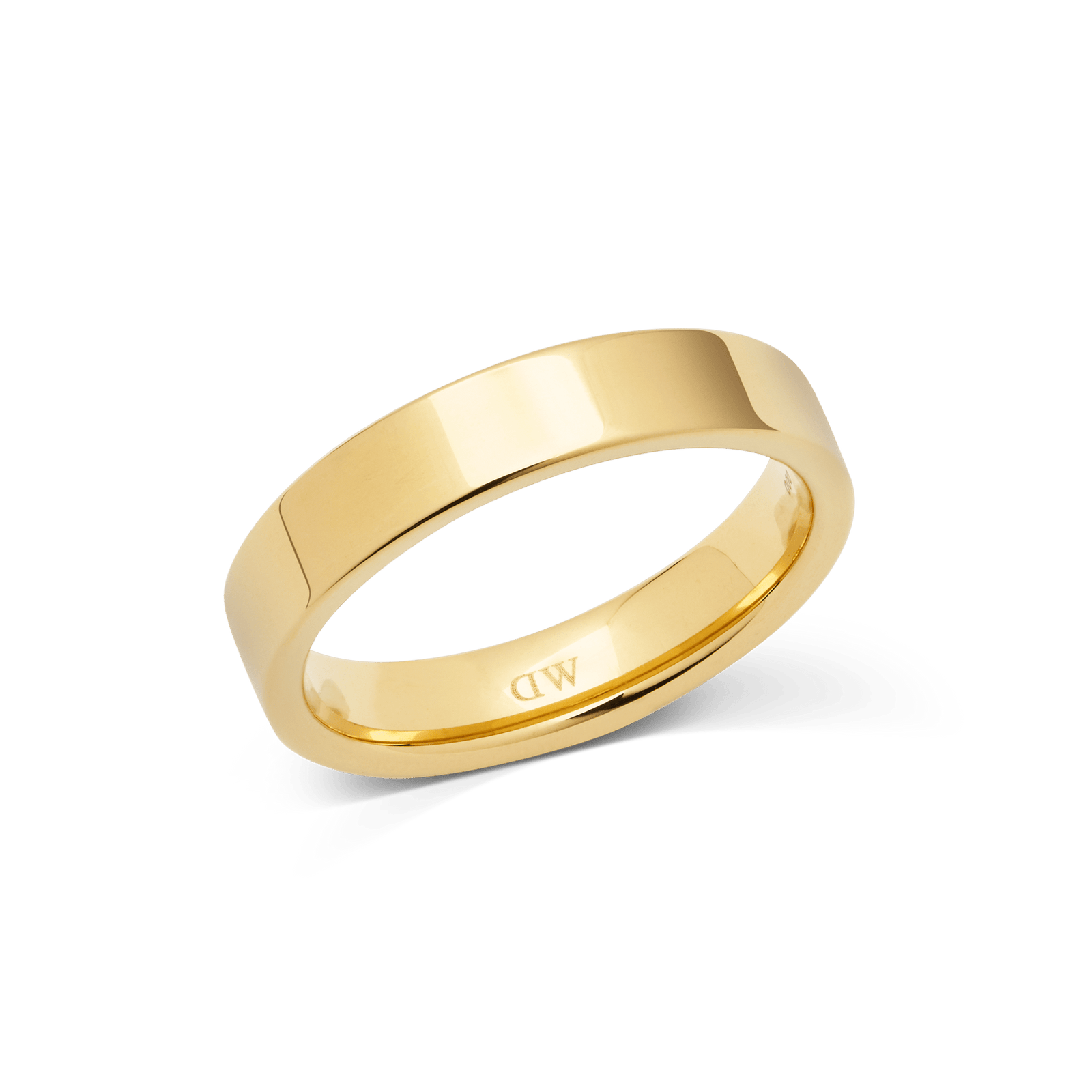 Daniel Wellington Line Ring Polished Gold 4.5mm - B & S Lyncris Jewellers