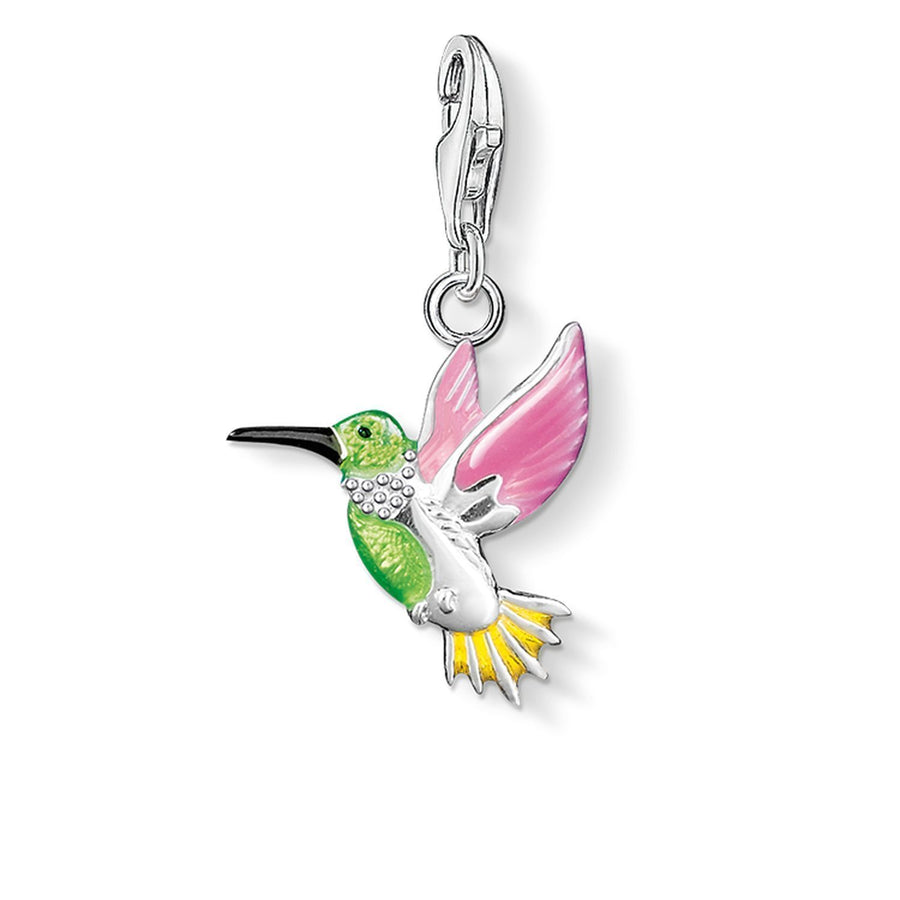 Thomas Sabo Colourful Hummingbird Charm Pendant