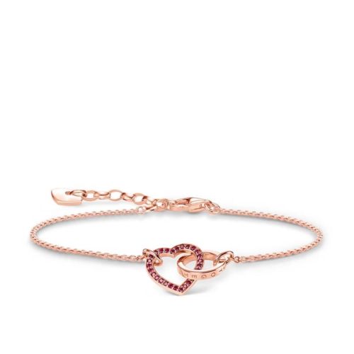 Thomas Sabo Rose Gold Together Heart Bracelet TA1648GAR - Lyncris Jewellers