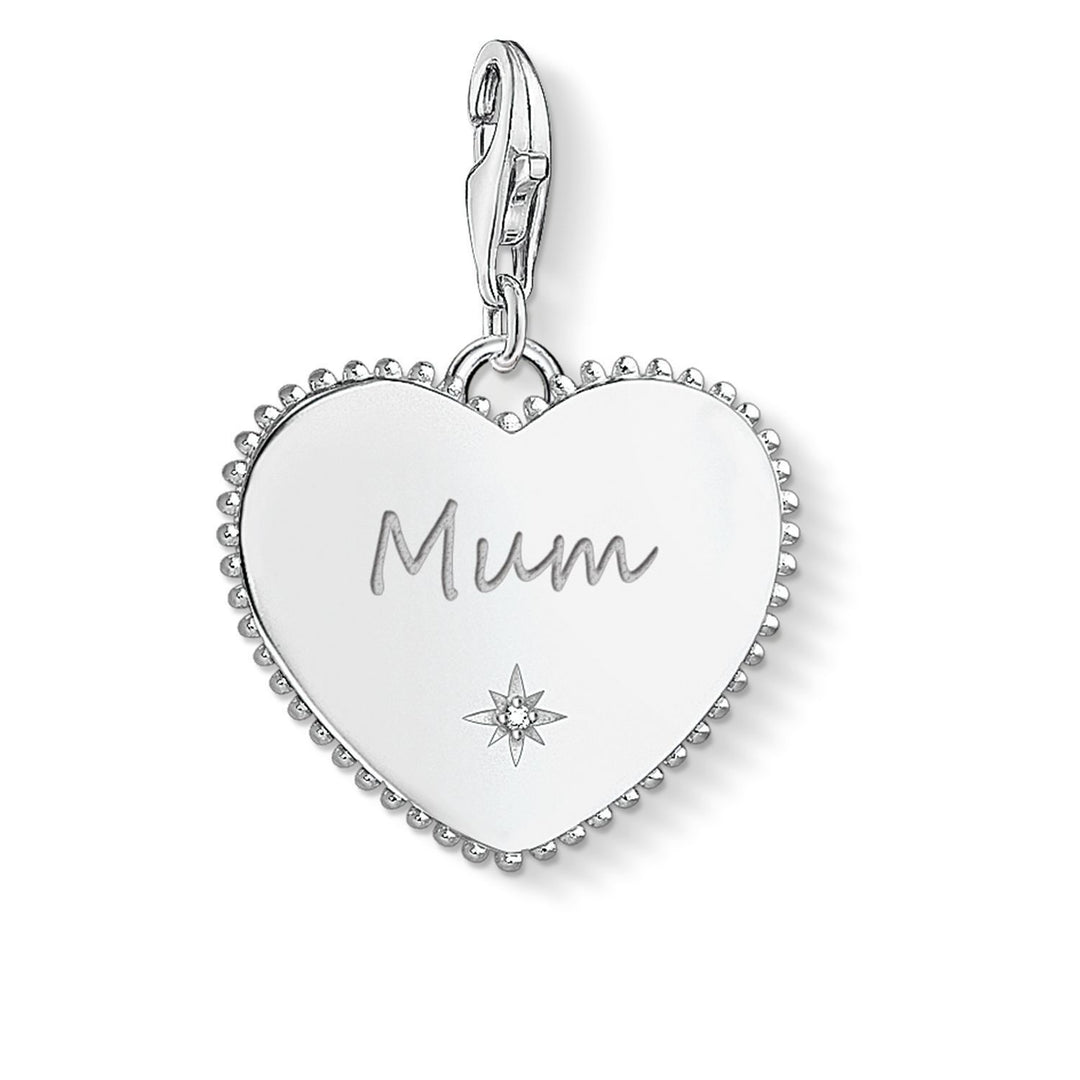 Thomas Sabo Charm Pendant "Heart Mum Silver"