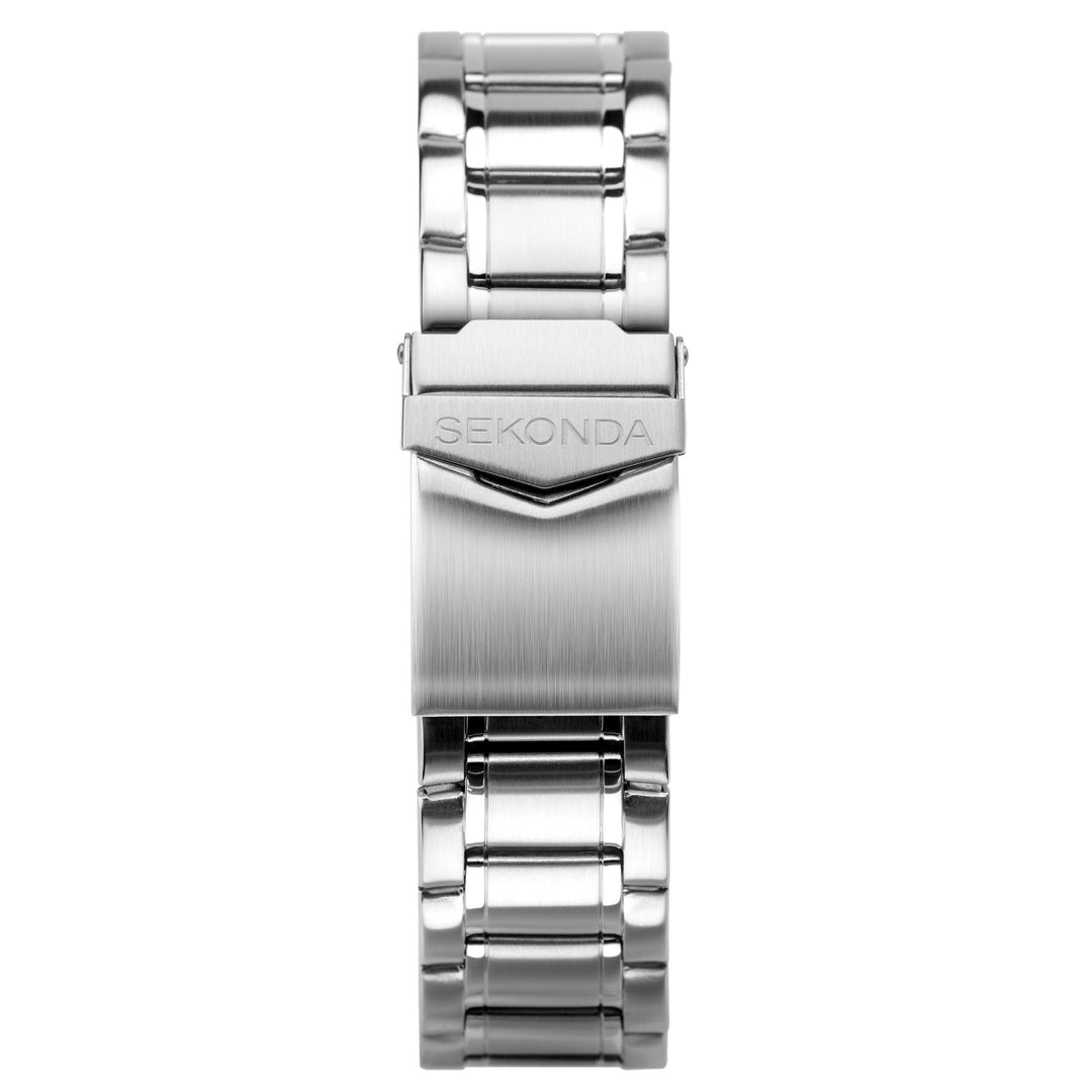 Sekonda Menâ€™s Classic Dual-Time Bracelet Watch