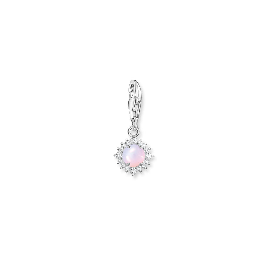 Thomas Sabo Charm Pendant Pink Silver | The Jewellery Boutique