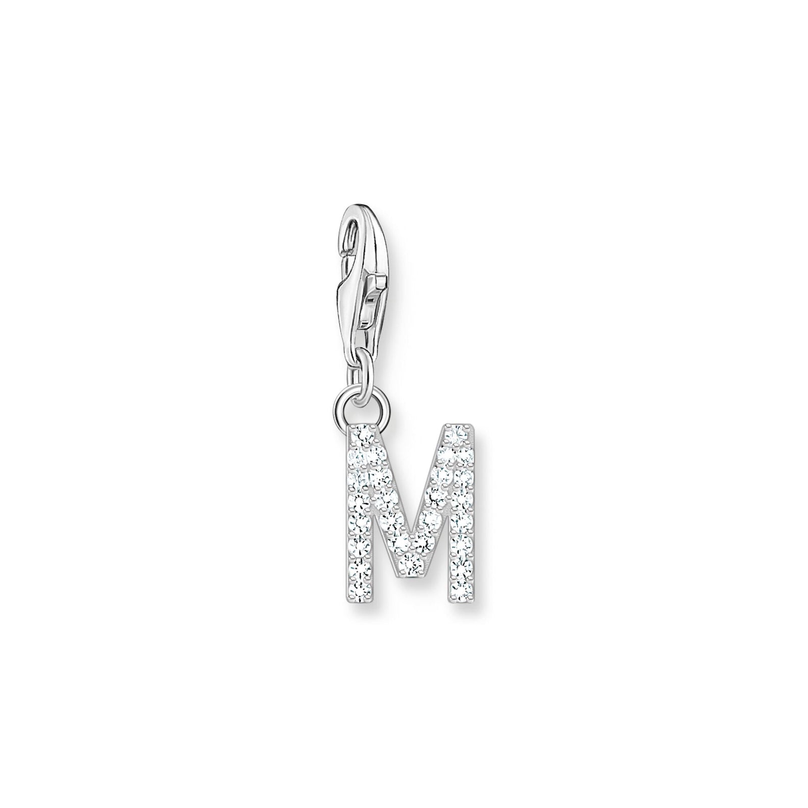 THOMAS SABO Charm Pendant Letter M Silver - B & S Lyncris Jewellers