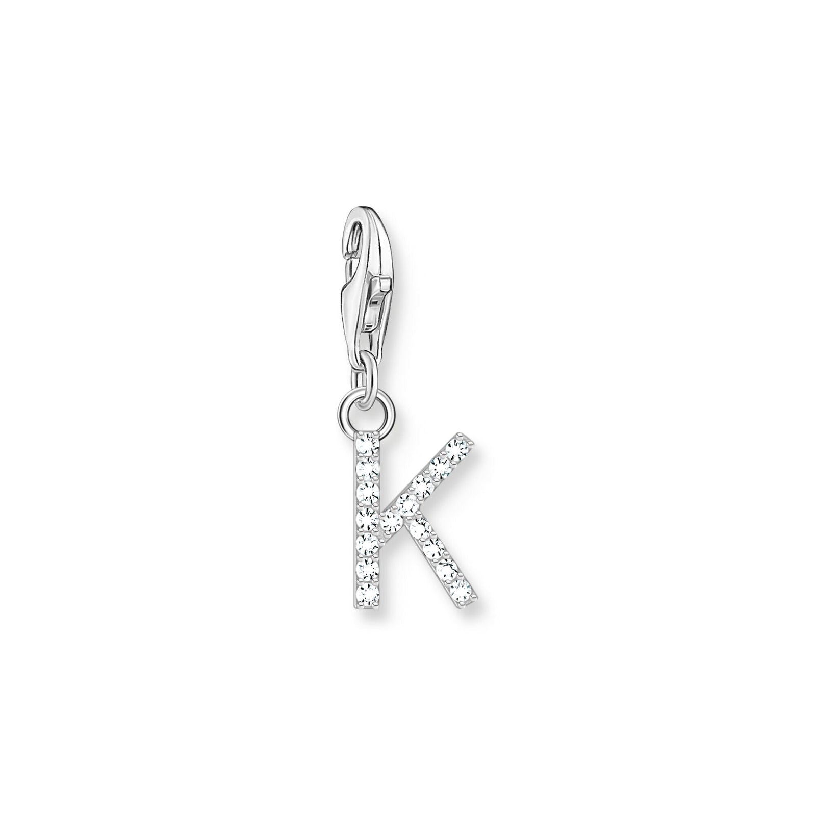 THOMAS SABO Charm Pendant Letter K Silver - B & S Lyncris Jewellers