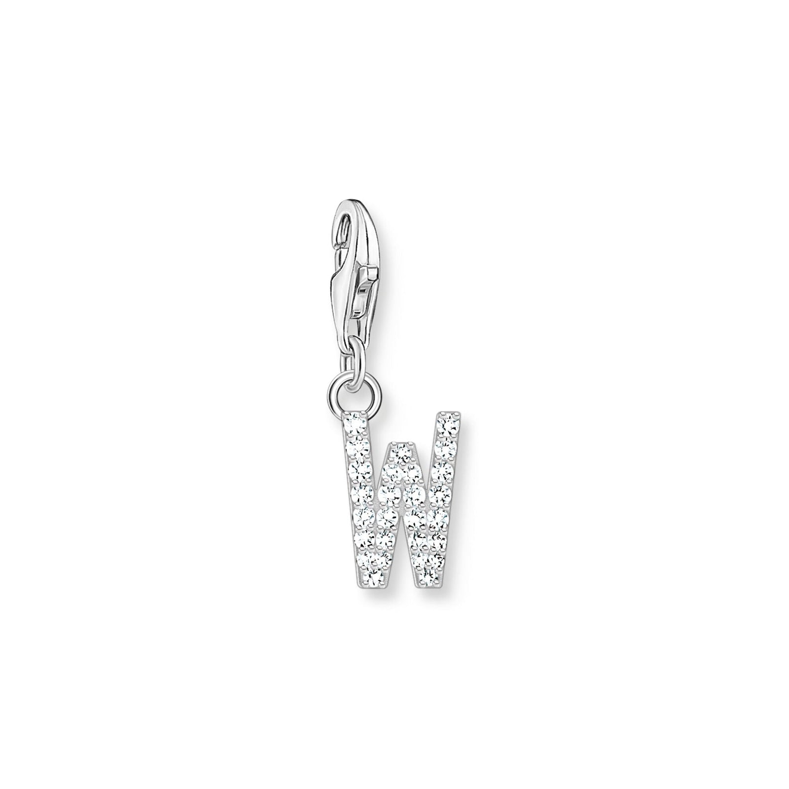 THOMAS SABO Charm Pendant Letter W Silver - B & S Lyncris Jewellers