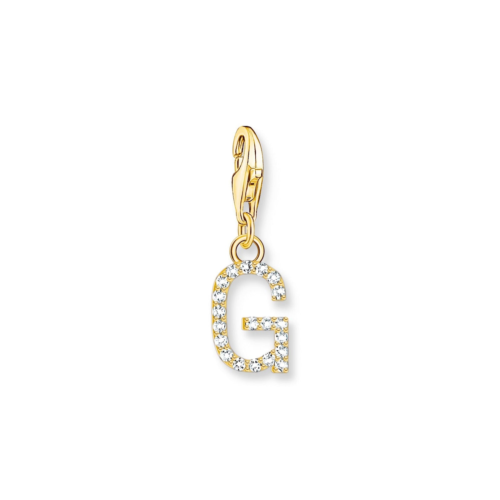 THOMAS SABO Charm Pendant Letter G Gold Plated - B & S Lyncris Jewellers