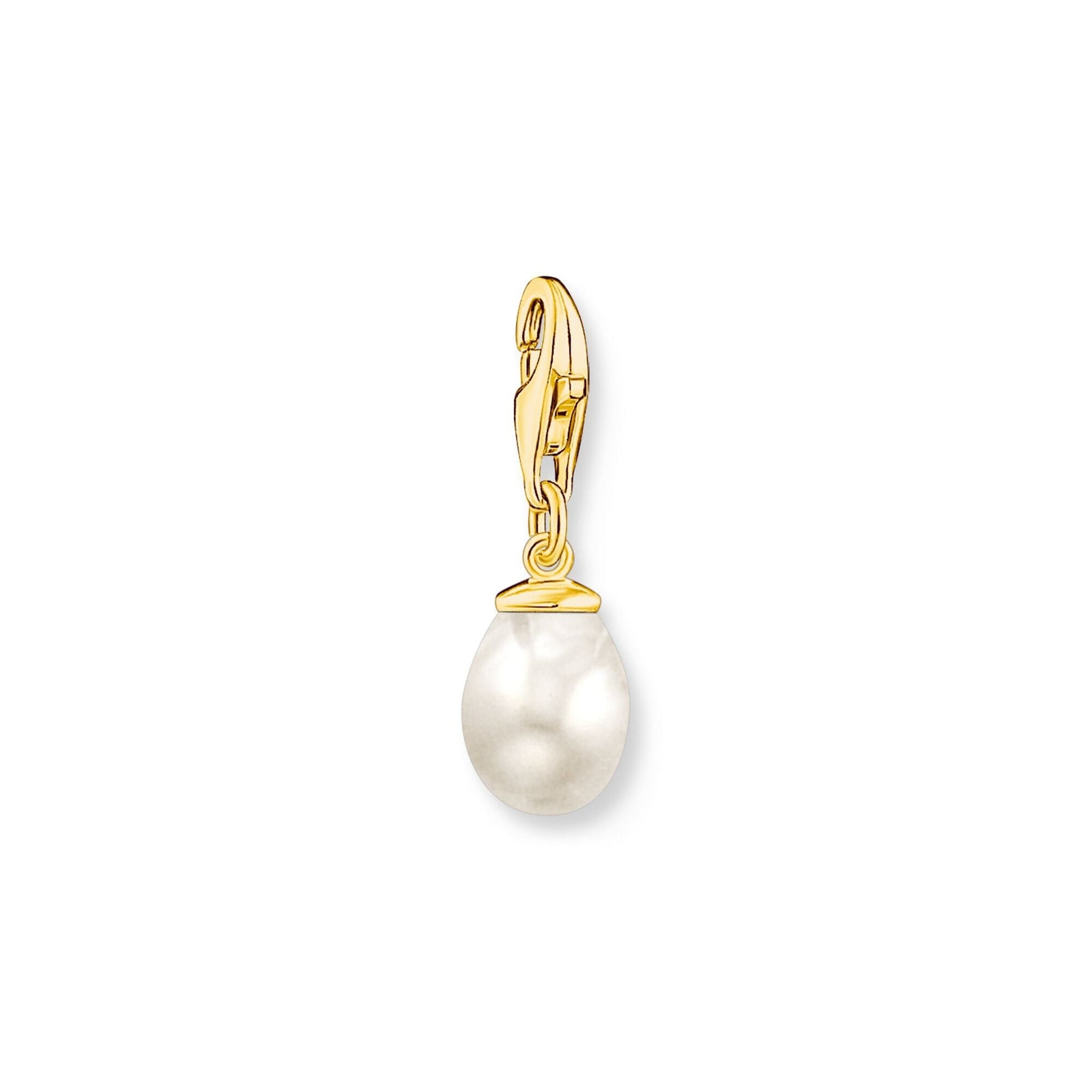THOMAS SABO Charm Pendant Pearl Gold Plated - B & S Lyncris Jewellers