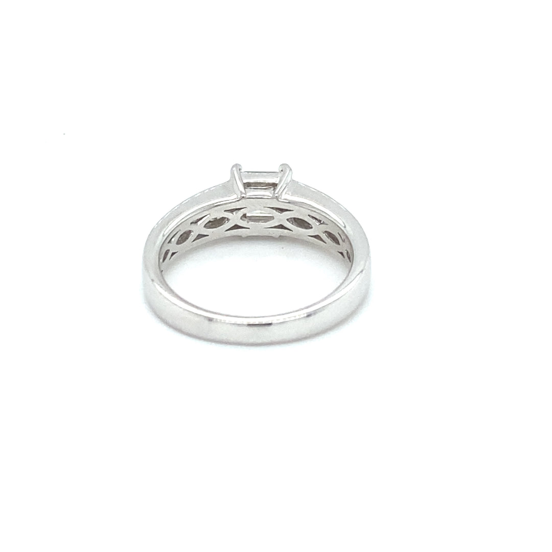 'MADISON' 18ct White Gold Princess Cut Diamond Ring