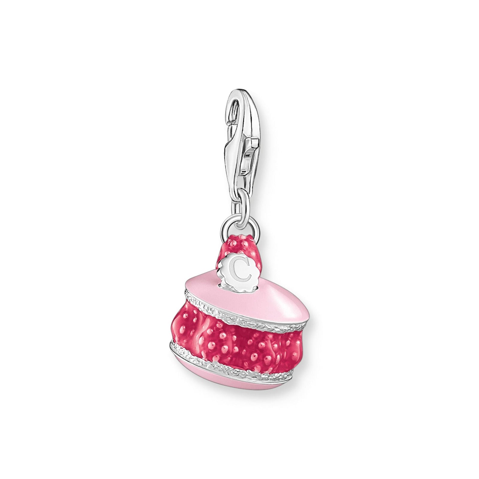 THOMAS SABO Charm Pendant Pink Raspberry Macaron - B & S Lyncris Jewellers