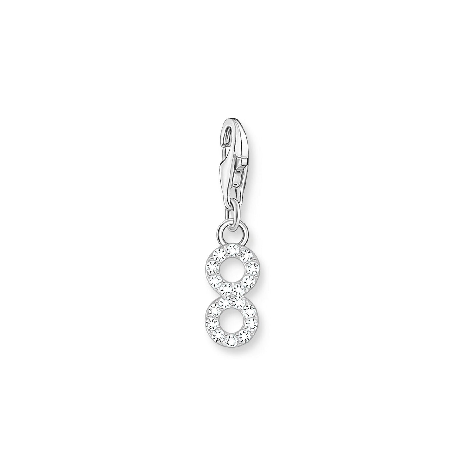 THOMAS SABO Charm Pendant Number "8" Silver - B & S Lyncris Jewellers
