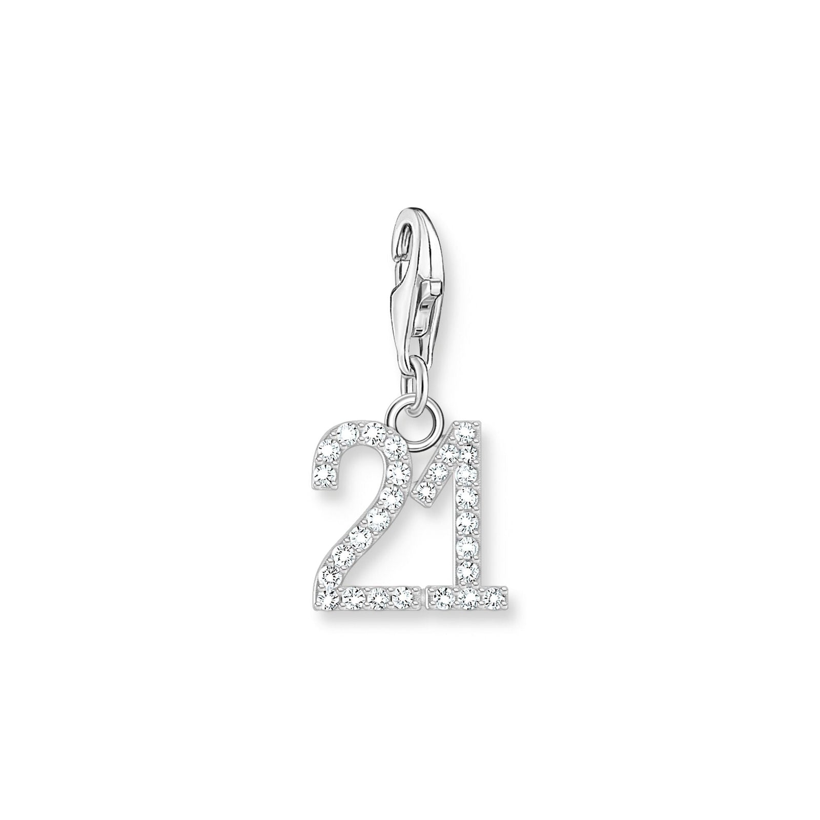 THOMAS SABO Charm Pendant Number "21" Silver - B & S Lyncris Jewellers