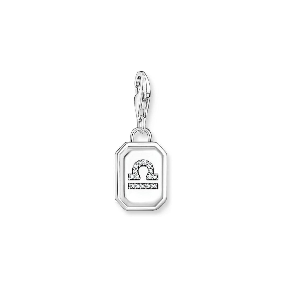 THOMAS SABO Charm Pendant Libra Zodiac Sign Silver - B &amp; S Lyncris Jewellers