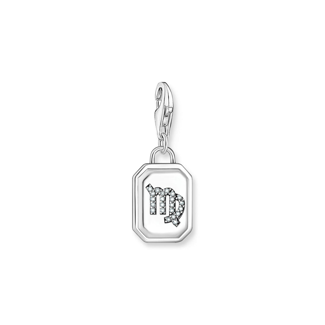 THOMAS SABO Charm Pendant Virgo Zodiac Sign Silver - B &amp; S Lyncris Jewellers