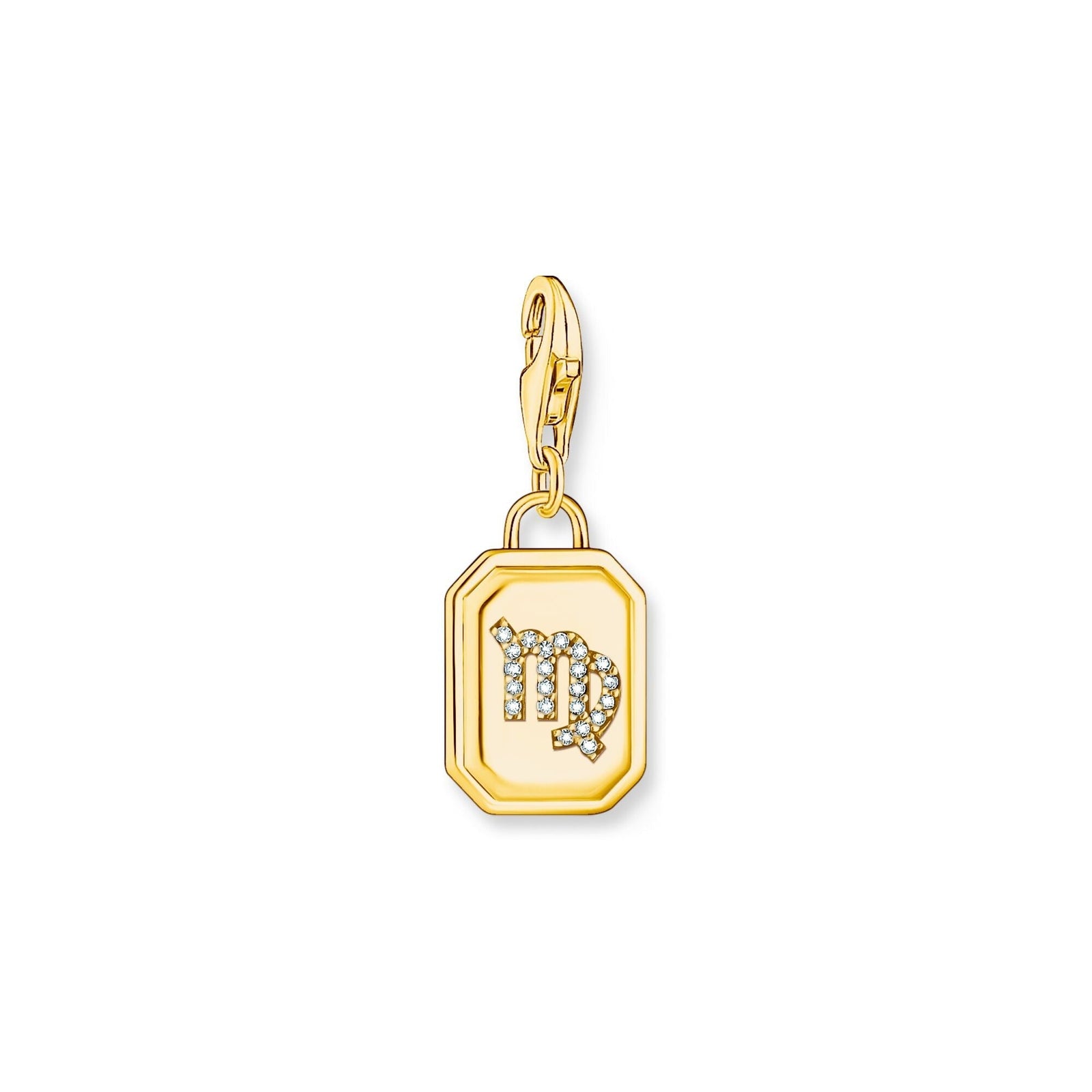 THOMAS SABO Charm Pendant Virgo Zodiac Sign Gold - B & S Lyncris Jewellers