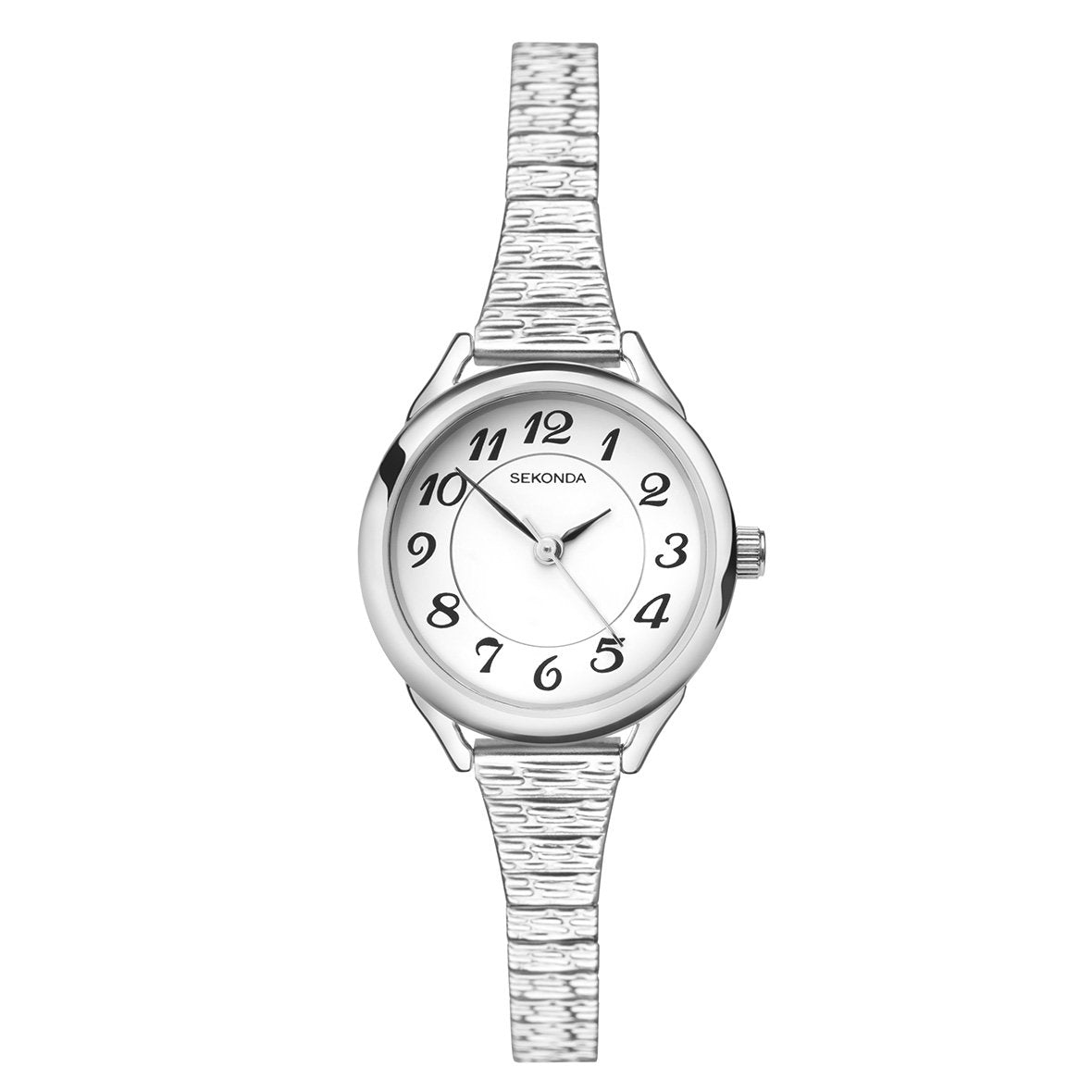 Sekonda WomenÃƒÂ¢Ã¢â€šÂ¬Ã¢â€žÂ¢s Classic Stainless Steel Expander Watch