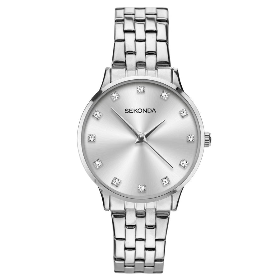 Sekonda Womenâ€™s Classic Silver Bracelet Watch