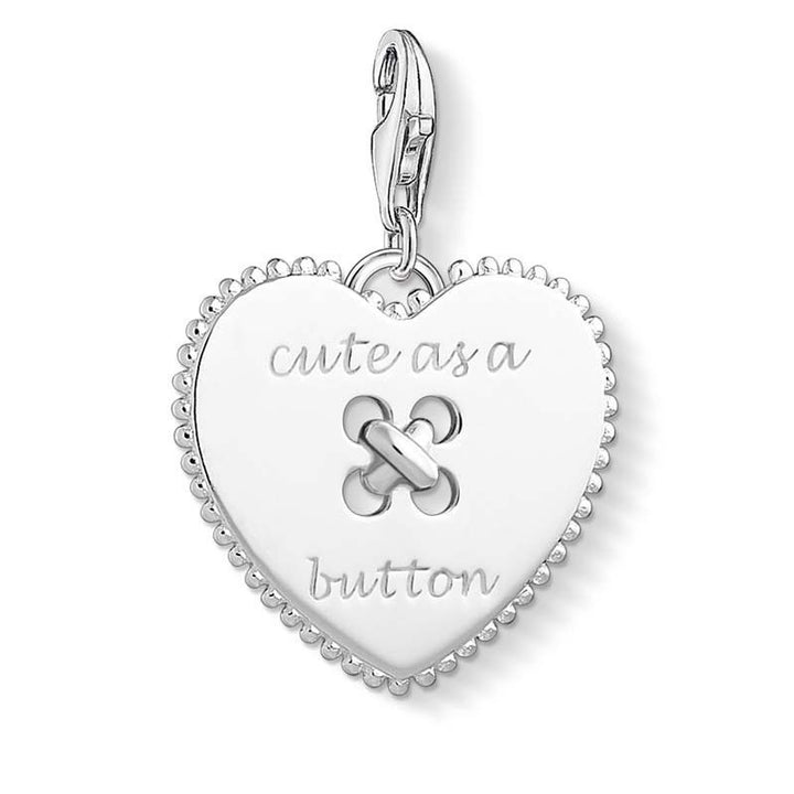 Thomas Sabo Charm Club Cute As A Button Heart CC1485 - Lyncris Jewellers