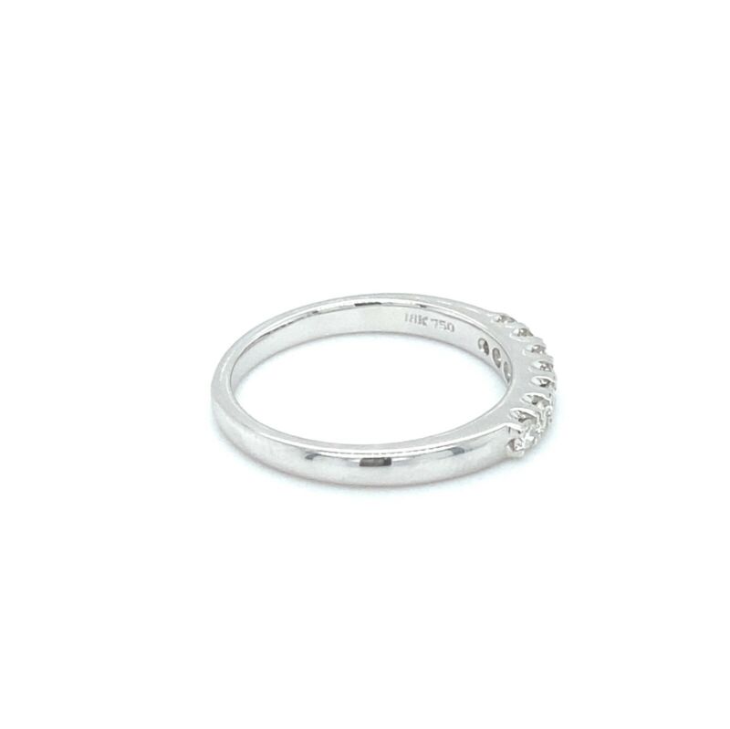 'GIANNA' 18ct White Gold Half Eternity Diamond Ring