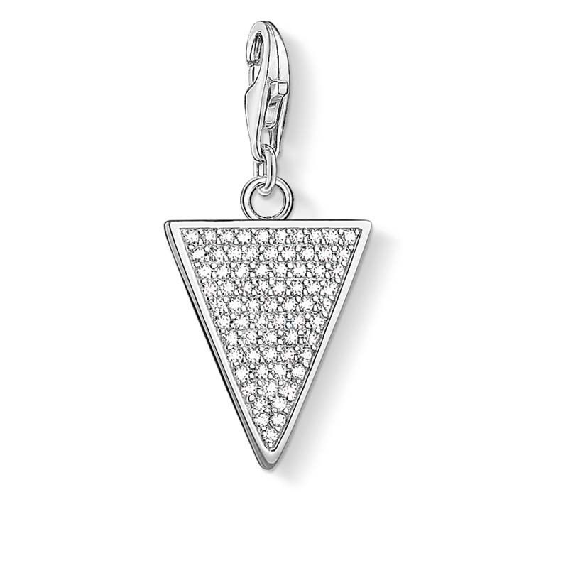 Thomas Sabo Charm Club Generation CZ Triangle Charm CC1580 - Lyncris Jewellers