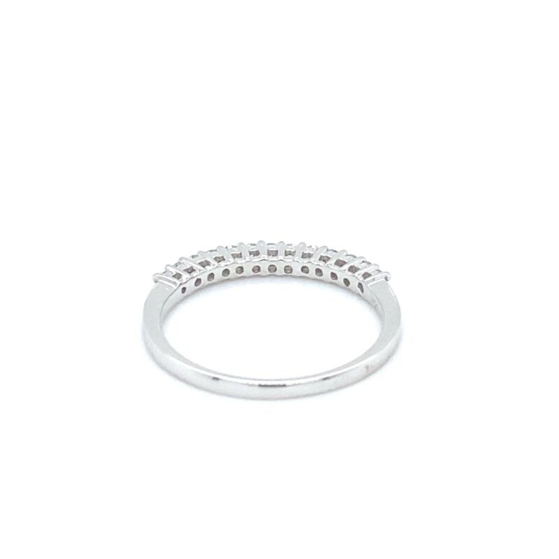 'PIPER' 18ct White Gold Half Eternity Diamond Ring