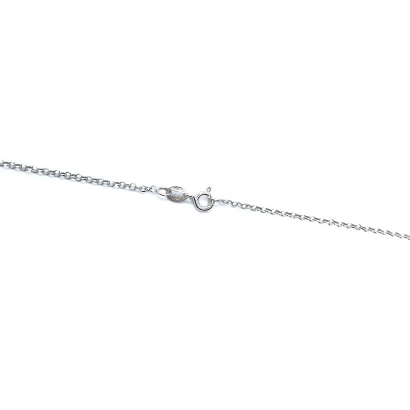 925 Sterling Silver Solid Custom Name Necklace â€™JENNYâ€™ 44cm Cable Chain - Lyncris Jewellers