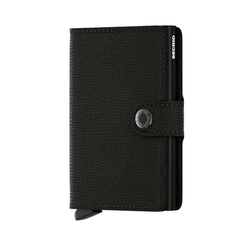 SECRID Miniwallet Crisple Black Leather RFID Wallet SC1085 - Lyncris Jewellers