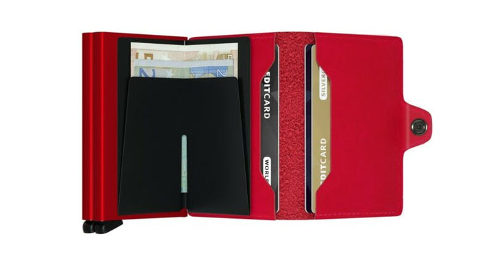 SECRID Twinwallet Original Red Red Leather SC6004 - Lyncris Jewellers