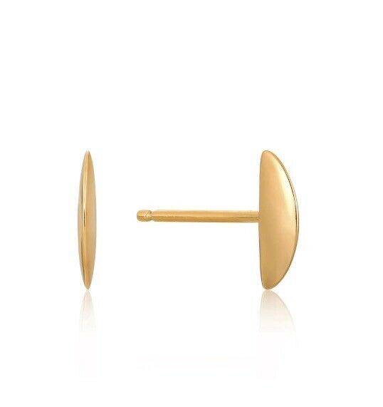 ANIA HAIE Semi-Circle Stud Earrings E008-12G - Lyncris Jewellers