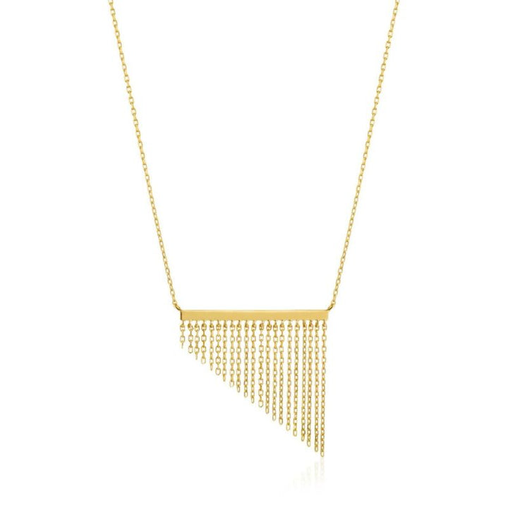 ANIA HAIE Fringe Fall Yellow Gold Necklace N013-02G - Lyncris Jewellers