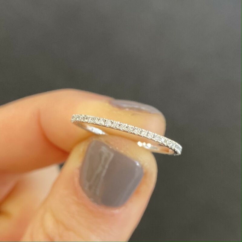 'MIA' 18ct White Gold Fine Diamond Eternity Ring