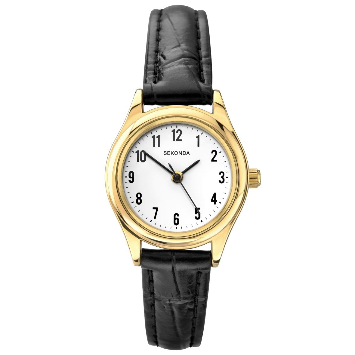 Sekonda WomenÃƒÂ¢Ã¢â€šÂ¬Ã¢â€žÂ¢s Classic Leather Strap Watch