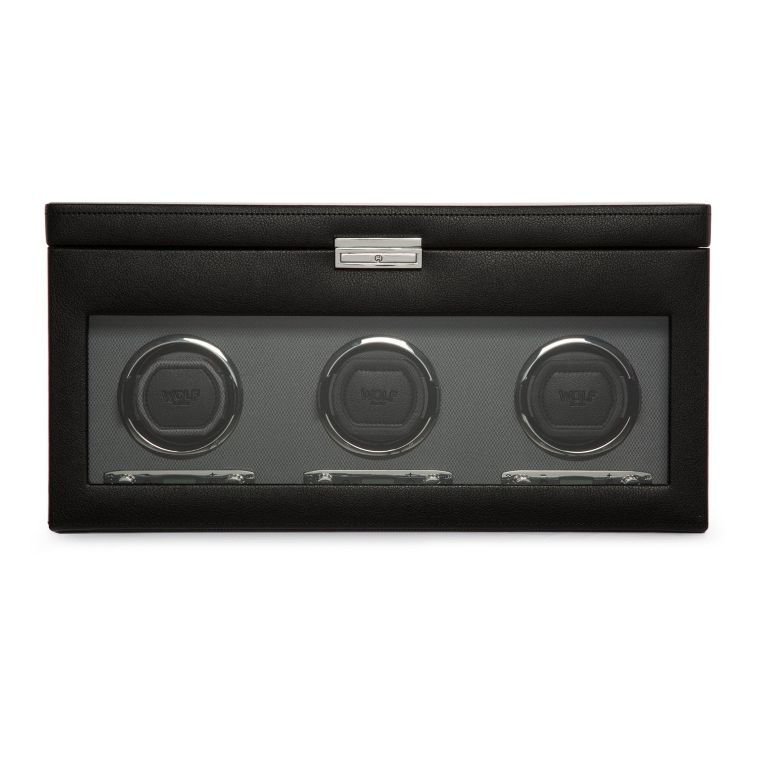 Wolf Viceroy Triple Winder W Storage Blk (V) | The Jewellery Boutique Australia