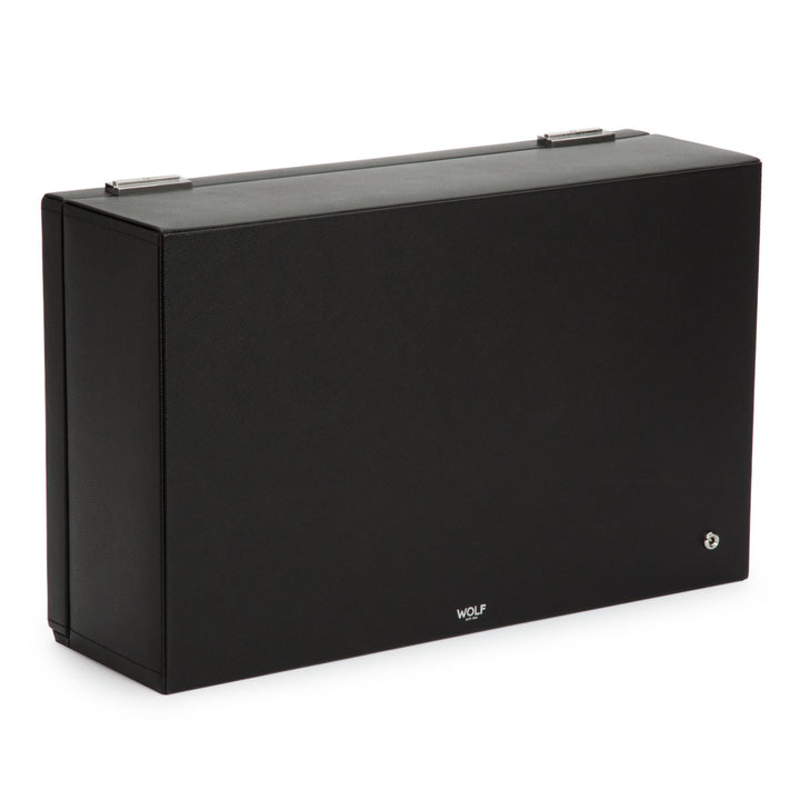 Wolf Viceroy 8 Piece Winder Black (V) | The Jewellery Boutique Australia