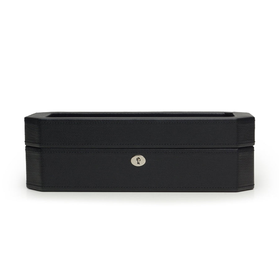 Wolf Windsor 5 Piece Watch Box Black (V) | The Jewellery Boutique Australia