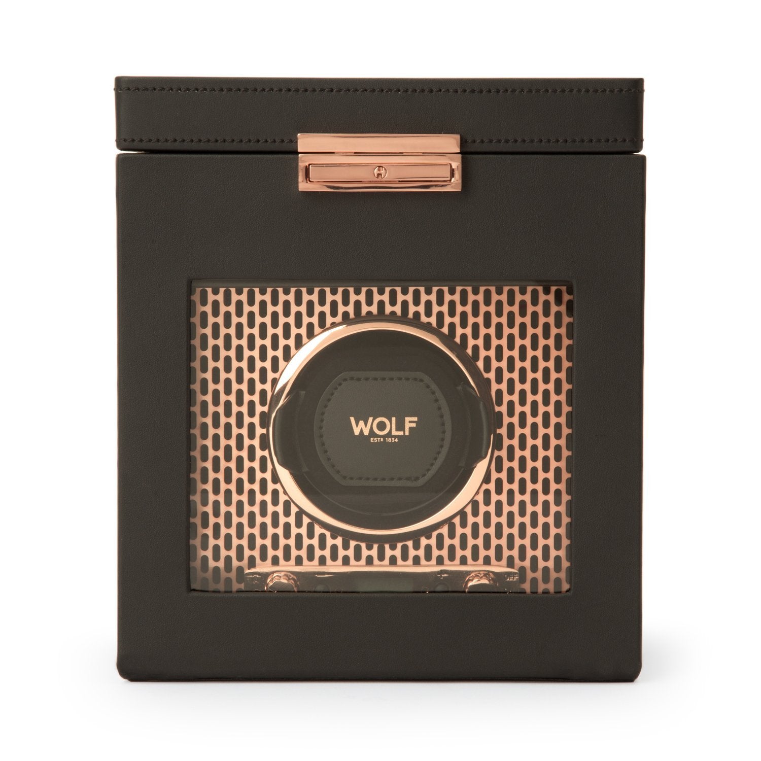 Wolf Axis Single Winder With Storage Copp (V) | The Jewellery Boutique Australia